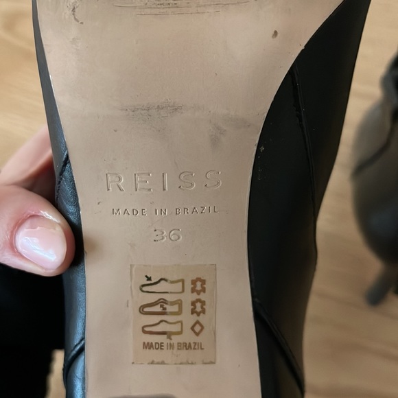 Reiss Black Ankle Boots - Picture 4 of 5